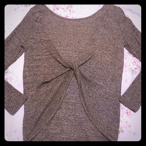H&M twist back sweater top